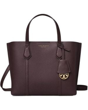 Tory Burch Small Perry Ttriple-Compartment Top Handle Bag - Brown