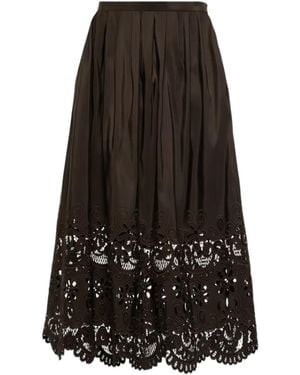 Valentino Pleated Skirts - Black