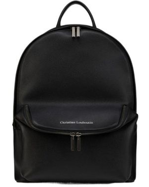 Christian Louboutin Nostalgic Leather Backpack - Black