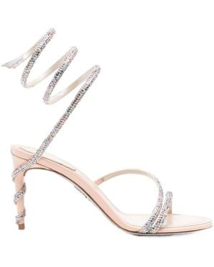 Rene Caovilla René Caovilla Margot Embellished Sandals - White