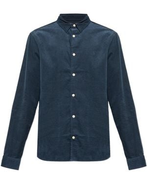 AllSaints Birchwood Corduroy Shirt - Blue