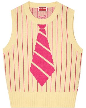 KENZO Trompe L'Œil' Vest - Pink