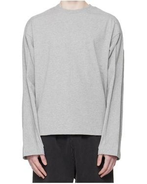 Entire studios Crewneck Cotton Sweatshirt - Grey