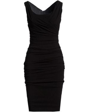 Dolce & Gabbana Sleeveless Bodycon Dress - Black