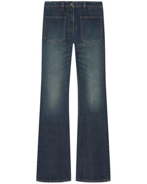 Courreges Embroidered Ac Logo Denim - Blue