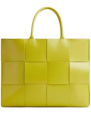 Bottega Veneta Urban Intrecciato Tote Bag - Yellow
