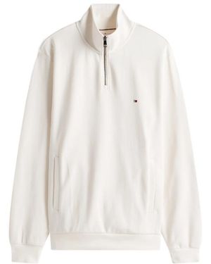 Tommy Hilfiger Zip-Fastening Sweatshirt - White