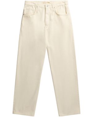 Norse Projects Casual Trousers With Belt Loops - White