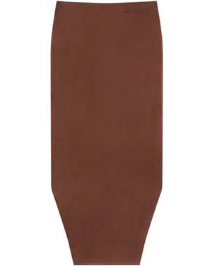 Givenchy Asymmetric Skirt - Brown