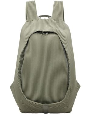 Issey Miyake Pleated Backpack - Green