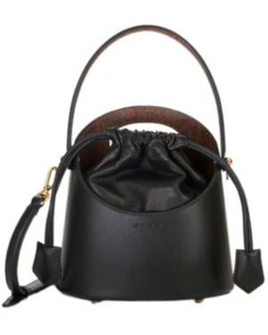 Etro Mini Saturno Bucket Shoulder Bag - Black