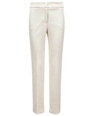 Peserico Casual Pants With An Elastic Waistband - Natural