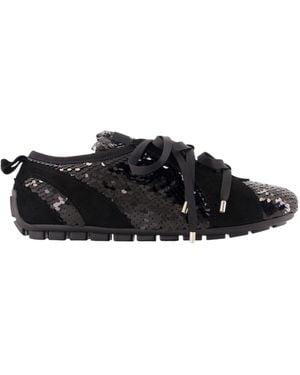 Simone Rocha Sequin-Embellished Sneakers - Black