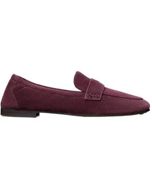 Tory Burch Slip-On Ballet Loafers - Purple