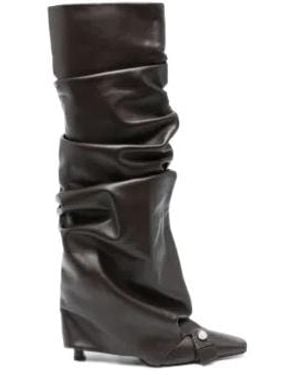 The Attico 95Mm Juno Boots - Black