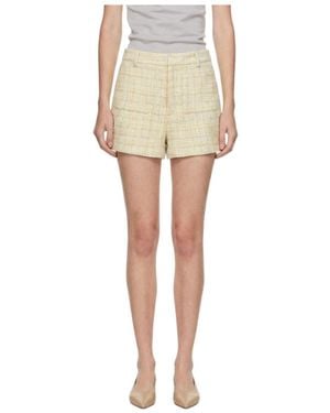 Marissa Chiara Belt Loop Shorts - Natural