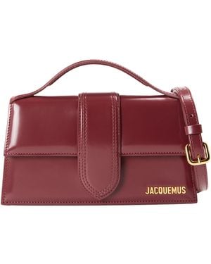 Jacquemus Leather Le Grand Bambino Crossbody Bag - Red