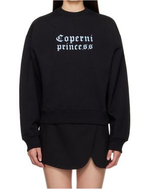 Coperni Logo Crewneck Sweatshirt - Black
