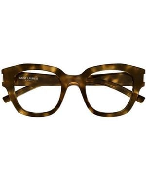 Saint Laurent Eyewear Square-Frame Glasses - White