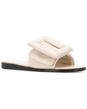 サンダル・ミュール BOYY Two-Tone Leather Puffy Slippers Puffy Sandal – BOYY