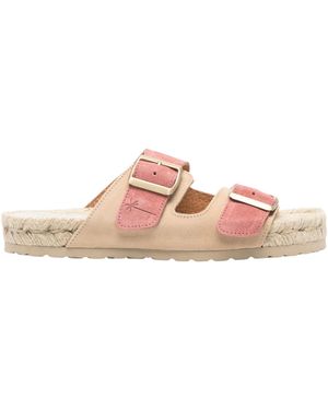 Manebí Venice Suede Espadrilles - Pink
