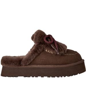 UGG Disquette Heritage Slippers - Brown