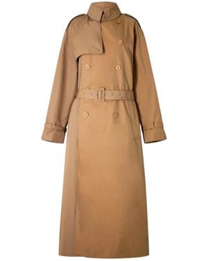 Vetements Split Trench Coat - Natural