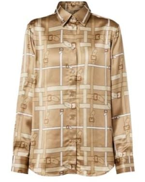 Burberry Long-Sleeved Shirt - Natural
