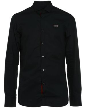 Philipp Plein Long-Sleeved Shirt - Black