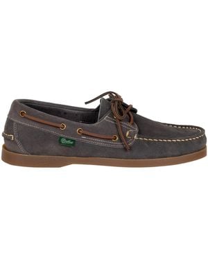 Paraboot Round-Toe Boat Shoes - Brown