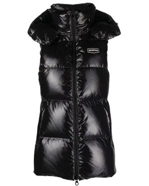 Duvetica Alloro Hooded Padded Gilet - Black