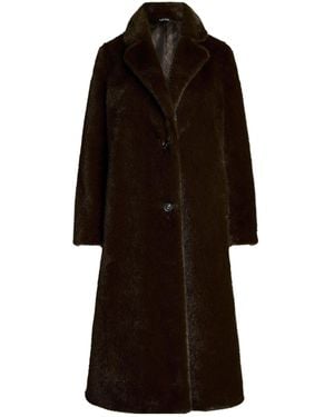 Ralph Lauren Faux Fur Coat - Black