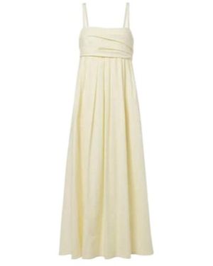 Proenza Schouler Label Claudine Poplin Midi Dress - White