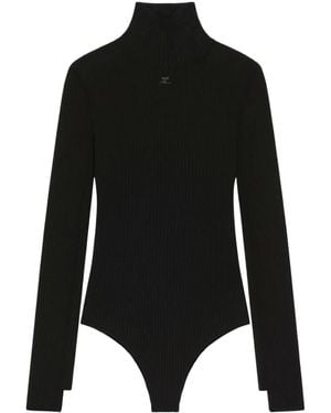 Courreges Long-Sleeved Jumpsuit - Black