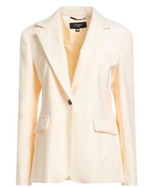 Weekend by Maxmara Long-Sleeved Suit Jacket - White