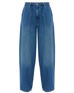 Samsøe & Samsøe Samsøe Samsøe Saharper Pleated Wide-Leg Jeans - Blue