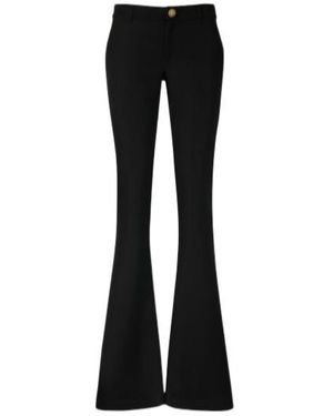 Balmain Logo Button Casual Trousers - Black