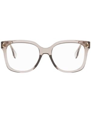 Fendi Eyewear Square Frame Glasses - Natural