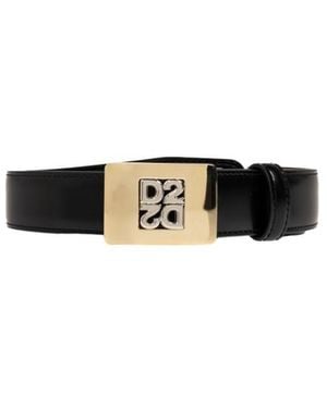 DSquared² Buckle Belt - White