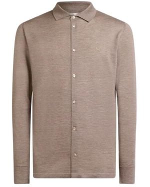 Etro Cashmere And Silk Cardigan With Embroidery - Brown