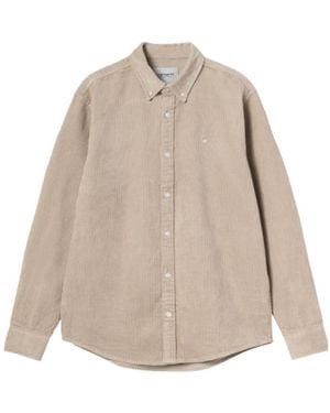 Carhartt Madison Long-Sleeve Shirt - Natural