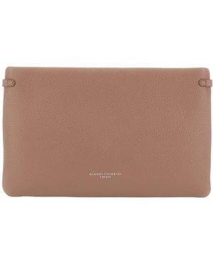 Gianni Chiarini Hermy Zip Clutch Bag - Brown