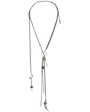 Ann Demeulemeester Ellsu Necklace - White