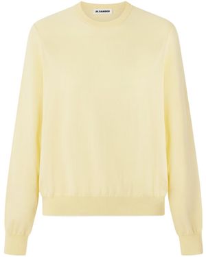 Jil Sander Crew Neck Knitwear - Yellow