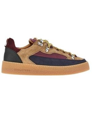 DSquared² Lace-Up Sneakers - Brown