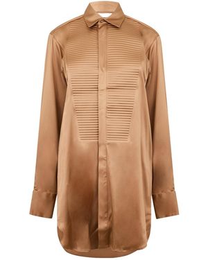 Bottega Veneta Long-Sleeve Shirt - Brown