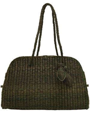 Jacquemus Woven Tote Bag - Green