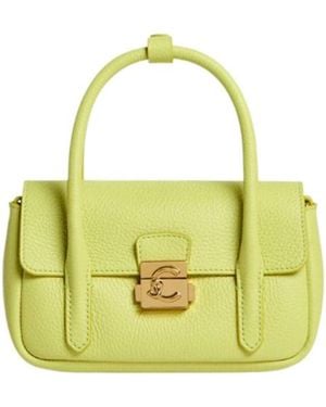 Coccinelle C-Me Lock Mini Tote Bag - Yellow