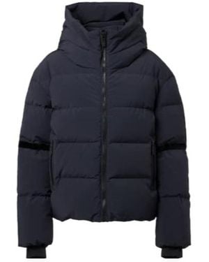 Fusalp Barsy Velvet-Trimmed Down Ski Jacket - Blue