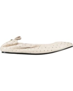 Isabel Marant Solid Color Ballet Flats - White